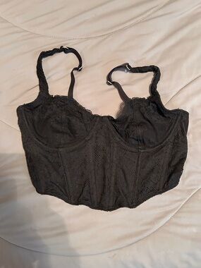 Boned Corset Crop Top
